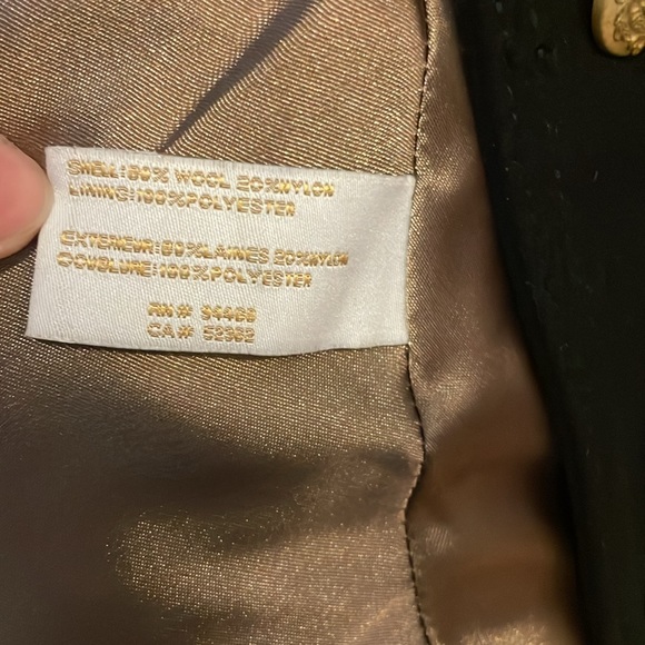 Stunning overcoat- long peplum style - Picture 6 of 6